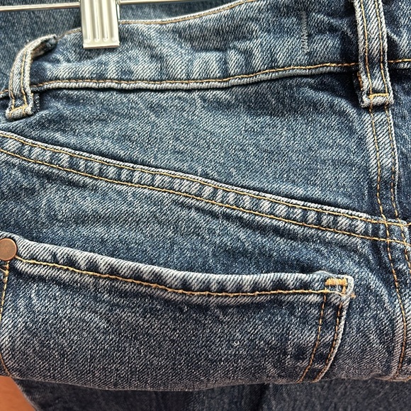 Free People X We The Free French Girl Slight Flare Button Fly denim jeans sz 26 - Picture 13 of 14